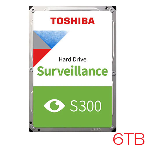 東芝(HDD) S300A06-HDWT860UZSVA [6TB 監視カメラ向けHDD S300 3.5