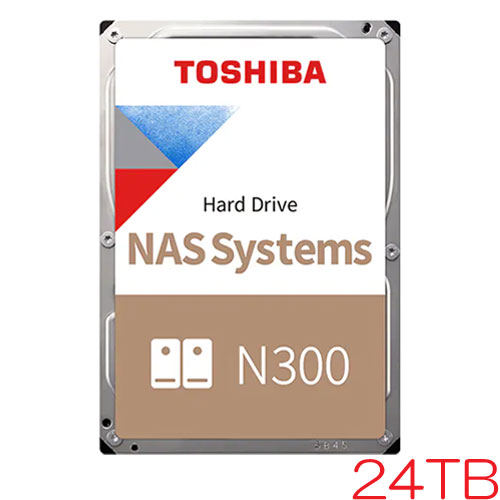 東芝(HDD) N300A24-HDWG82EUZSVA [24TB NAS向けHDD N300 3.5