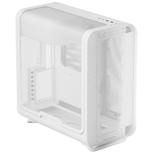 Cases - HYTE X50 Air Snow White [E-ATX ラウンドデザインPCケース 曲面メッシュ ホワイト]
