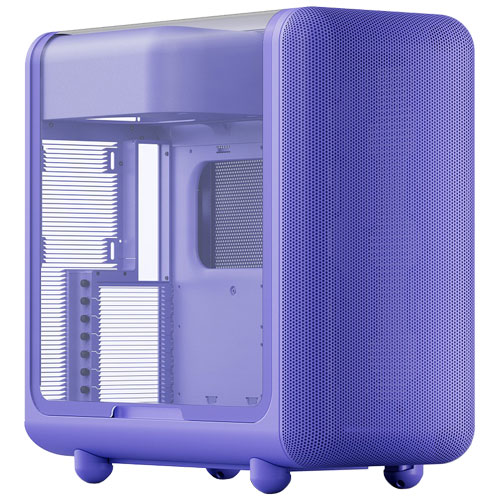 Rakuten - HYTE X50 Taro Milk [E-ATX ラウンドデザインPCケース 曲面ガラス パープル]