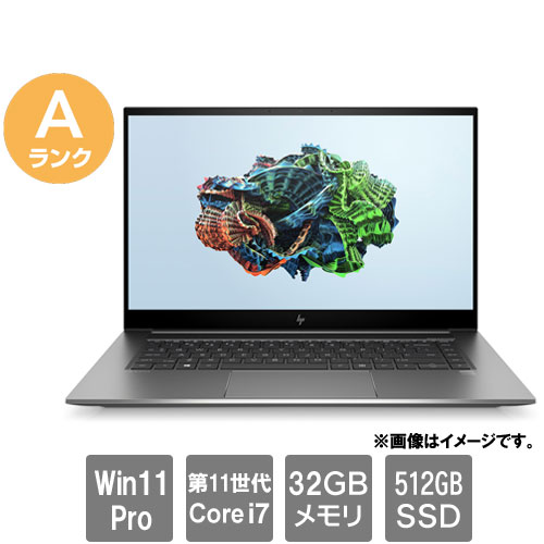 HP ★中古パソコン Aランク★60U75PA-AAAA Zbook Studio G8(i7-11800H 32GB SSD512GB 15.6FHD Win11Pro64)