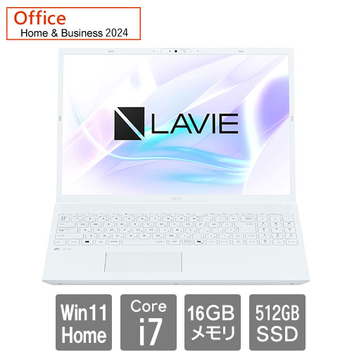 12 inches - NEC PC-SE177ACD3-D [LAVIE Smart N16 SE177(i7-1355U 16GB SSD512GB 16.0 DSM W11H 365Per(24M)H&B WH)]