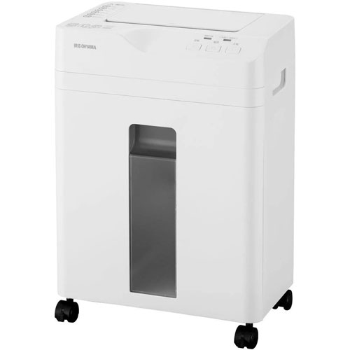 ■一度にコピー用紙60枚を自動細断可能なオートフィードシュレッダーです。 フタを開けて紙を投入口にセットするだけで自動で細断、書類処理にかかる時間を短縮します。ダストボックスは容量18.5L（A4コピー用紙400枚分）でたっぷり入ります。約2×15mmのマイクロクロスカットで細かく細断し、機密情報を処理します。一度に多量の紙を入れたり、斜めに紙を入れると、自動的にカッターが逆転して停止するオートリバース機能搭載です。オートクリーニング機能搭載で、手動細断では5回に1回、自動細断機では毎回、細断終了後に自動で清掃運転（逆転5秒、正転5秒）しカッターの汚れを落とします。移動に便利なキャスター付きです。グリーン購入法適合商品です。