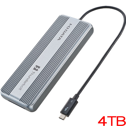 Rakuten - ポータブルSSD アイ・オー・データ SSPU-TFC4B [5年保証&Thunderbolt5 高速ポータブルSSD 4TB]
