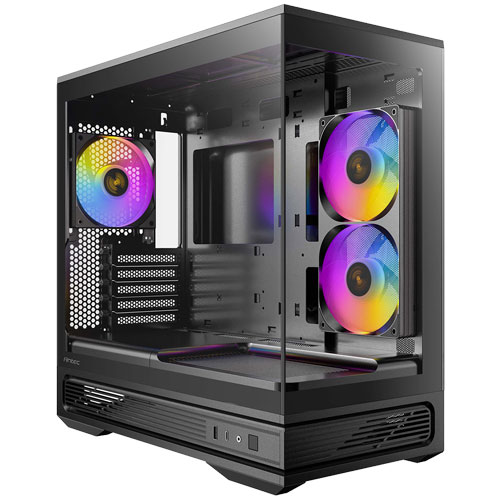 ANTEC Micro-ATX ミニタワーケース Constellation C2M ARGB 3×ARGBファン搭載 ブラック