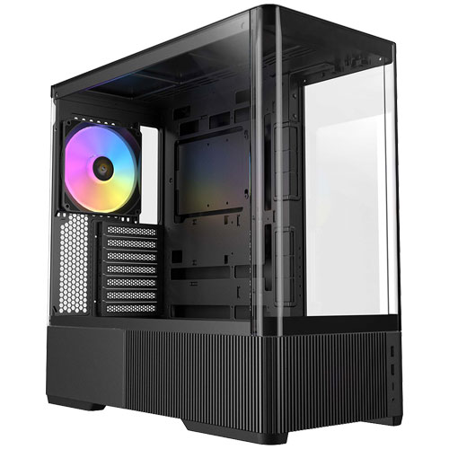 ANTEC ATX ミドルタワーケース C6 Curve ARGB ピラーレス 背面コネクタ対応 3×ARGBファン搭載 ブラック