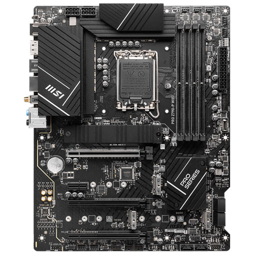 MSI Computer PRO Z790-P WIFI [マザーボード Intel Z790/LGA1700/DDR5/2.5GbE/Wi-Fi 6E/ATX Thunderbolt AIC対応]