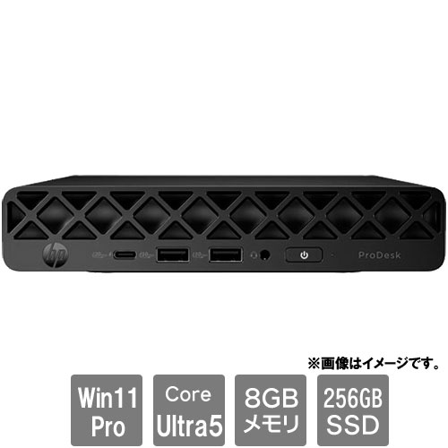 HP D8DD6PT#ABJ [HP ProDesk 4 Mini G1i Desktop AI PC (Core Ultra5-235T/8GB/SSD256GB/Win11Pro)]
