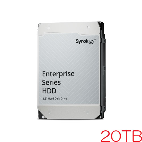 Synology HAT5320-20T [20TB HDD Enterpriseシリーズ HAT5300 3.5インチ SATA 6G 7200rpm 1GB 5年保証]