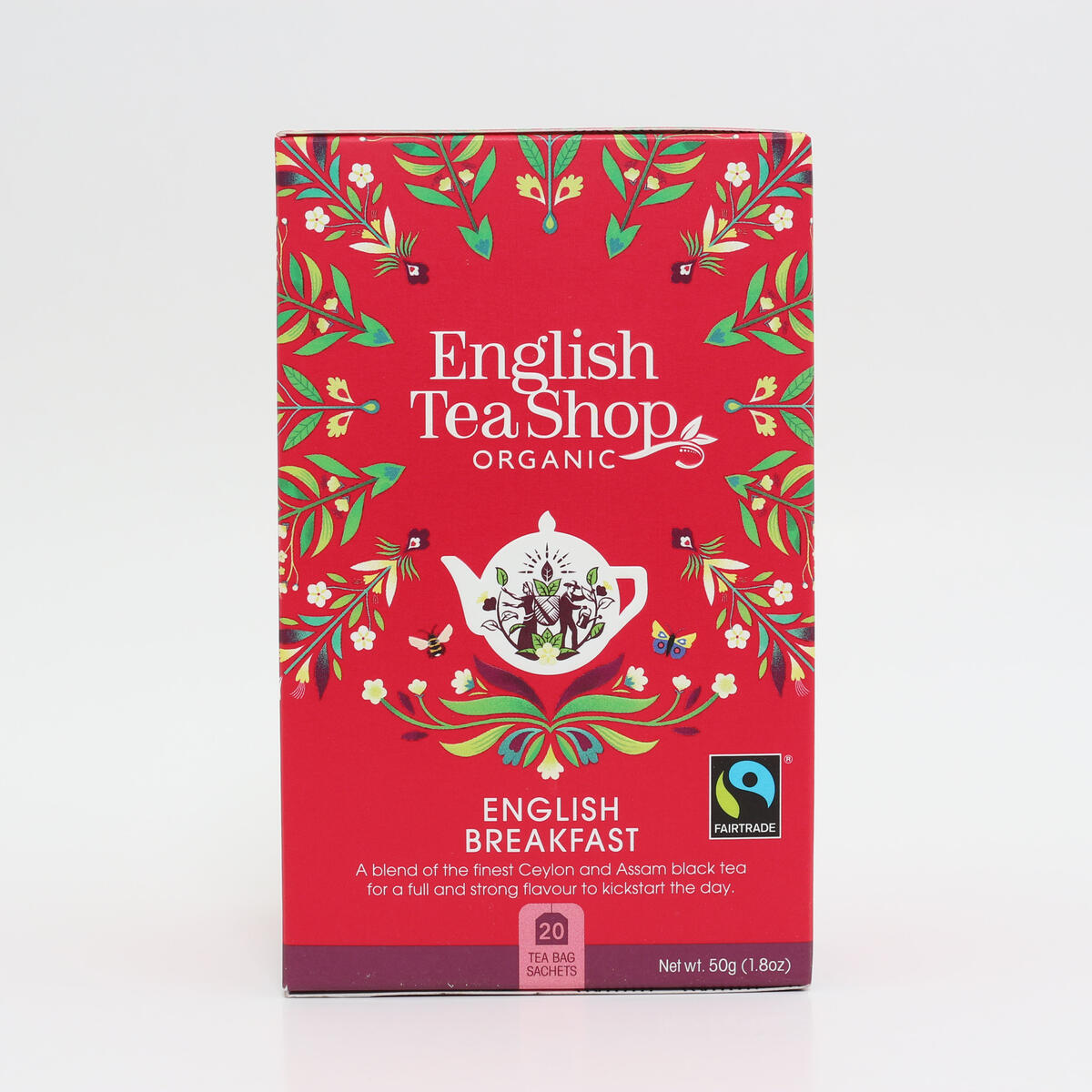 イングリッシュブレックファースト 紅茶 NEW 20袋入り(ティーバッグ)オーガニックティーEnglish Tea Shop イングリッシュティーショップ