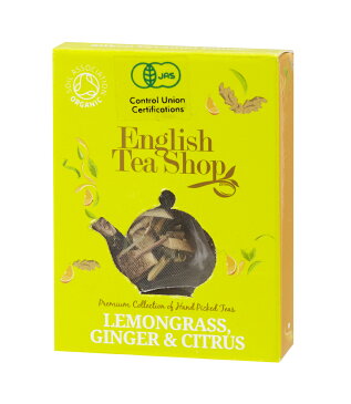 有機JAS認定 English Tea Shopイングリッシュティーショップオーガニックティーレモングラス&ジンジャー シトラス【1】ミニペーパーボックス フェアトレード