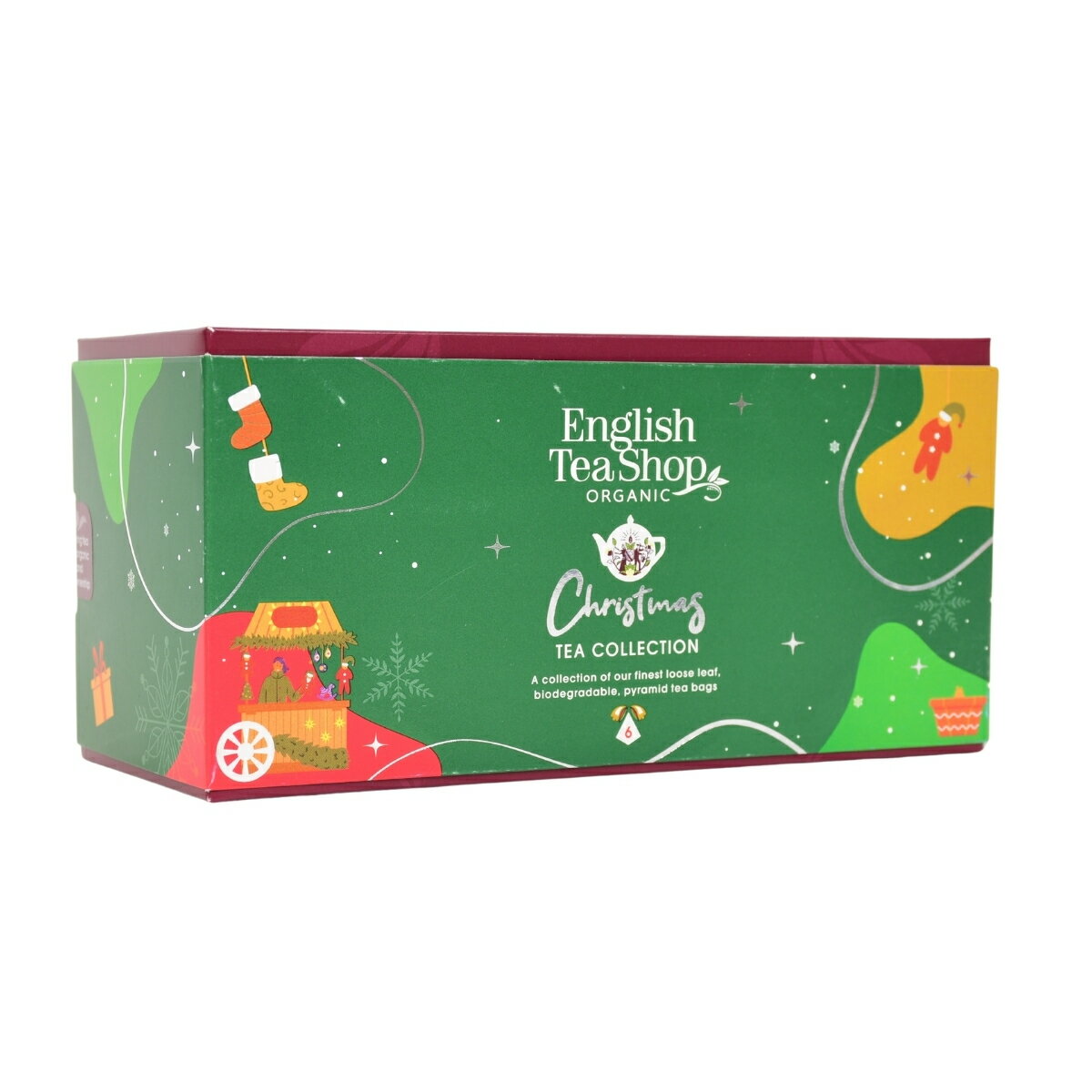 【公式】クリスマスツリー・コレクション・グリーン・ワンダー 6種アソート (6袋入り) / 有機ルイボス..