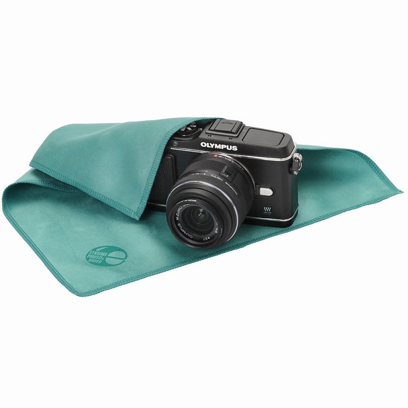 クリーニング クロス カメラ アクセサリーメンテナンス メガネ スマホ ミクロディア エピクロス ポリエステル 超極細繊維 光学機器 音楽機器 電子機器 産業機器 エツミ クリーニングクロス ミクロディアエピクロスM 280×300mm グリーン E-5233