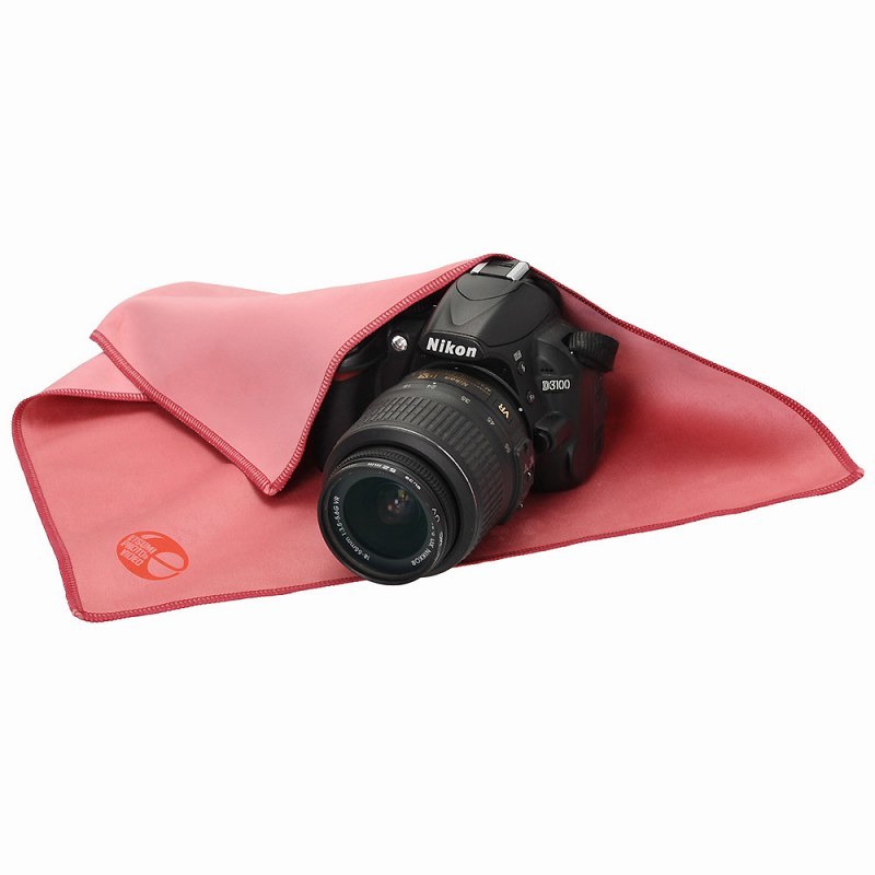 クリーニング クロス カメラ アクセサリーメンテナンス メガネ スマホ 楽器 ミクロディア エピクロス ポリエステル 超極細繊維 光学機器 音楽機器 電子機器 産業機器 エツミ クリーニングクロス ミクロディアエピクロスL 350×370mm レッド E-5238