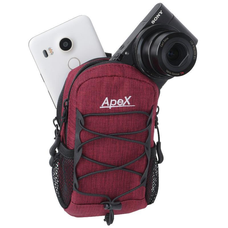 エツミ Apex シューティングポーチB レッド E-6922