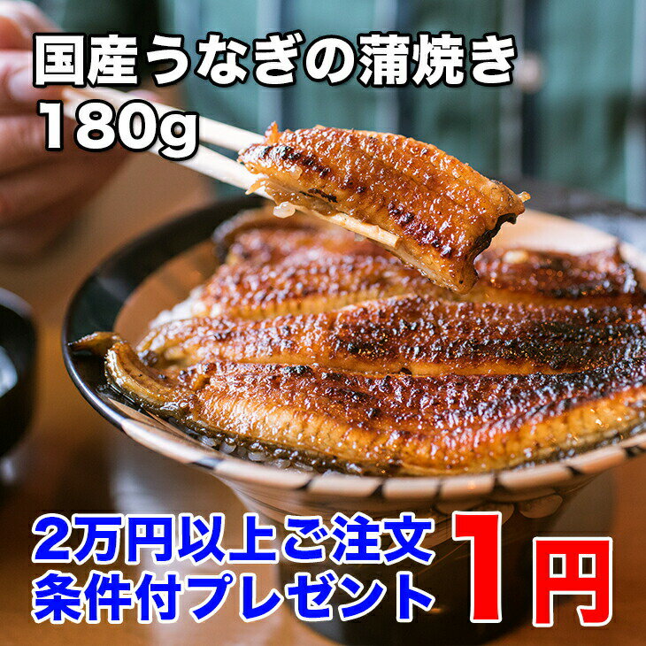 条件付き1円商品 愛知県 三河産 一色うなぎ 180g【動画あり】刻みうなぎ 150g 国産 有頭うなぎ 20,000円以上ご注文の方に1円でプレゼント 蒲焼き 真空 正規品 大型★