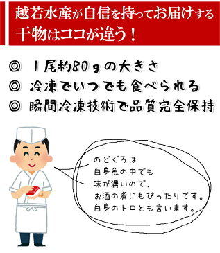 （のどぐろの干物 5尾）高級な喉黒の丸干し 3匹セット☆旬の安い時期に仕入れて安価を実現 でも赤字ギリギリ価格（冷凍）