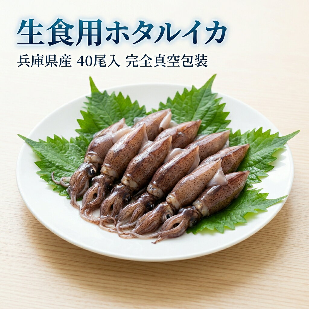樂天商城 - [どれでも5品で送料無料] 生食用 ホタルイカ 兵庫県産 40尾入 350g【楽天1位】完全真空包装 冷凍 刺身 海鮮丼 酢味噌 アヒージョ 炙り バター醤油 パスタ 炊き込みご飯 おつまみ 家族 時短 簡単 海の幸 冷凍庫 常備【動画あり】★