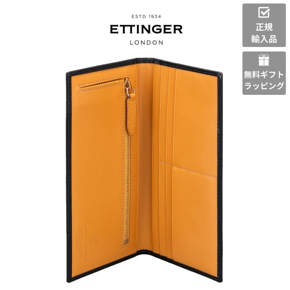 エッティンガー 財布（メンズ） 【ETTINGER社正規輸入代理店メーカー保証有】BH953AJR ロングウォレット ジップ式コインポケット付 ブライドルレザー LONG WALLET WITH ZIP