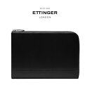 エッティンガー 【ETTINGER社正規輸入代理店メーカー保証有】CP2128 A5 iPadサイズ ジップポーチ ゴートレザー A5/iPad ZIP POUCH