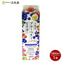 ブルーベリービネガー 1000mL ブルーベリー酢 果実酢 飲むお酢 お酢ドリンク ビネガードリンク 健康酢 栄養機能食品 常盤薬品工業 ギフト 贈り物 母の日...