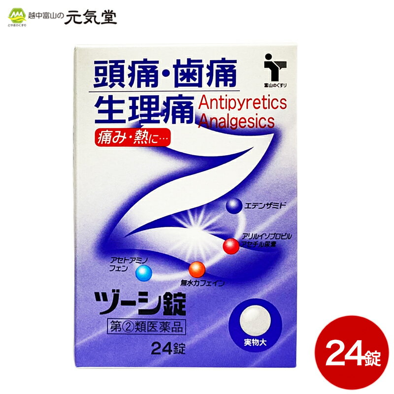 【第(2)類医薬品】ヅーシ錠 24錠 テイカ製薬 置き薬 配置薬 富山