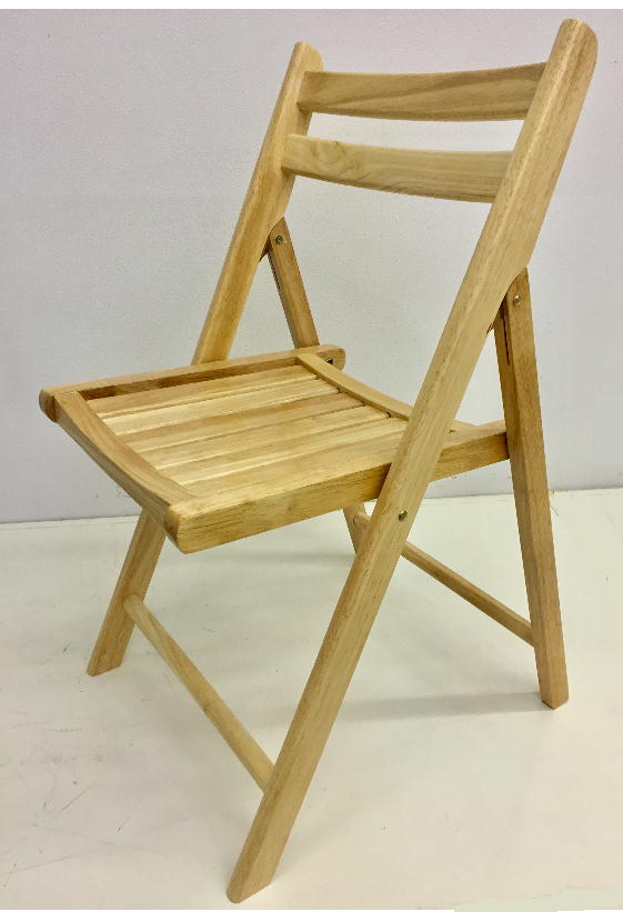 木製　折りたたみ椅子　木座ナチュラル　4．1kg[NO.36