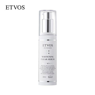 エトヴォス(ETVOS) 美白美容液 薬用 ホワイトニングクリアセラム 50ml 医薬部外品 敏感肌 低刺激 肌荒れ 美白 美容液 トラネキサム酸 ヒト型 セラミド シミ くすみ そばかす 予防 透明感 保湿 化粧品