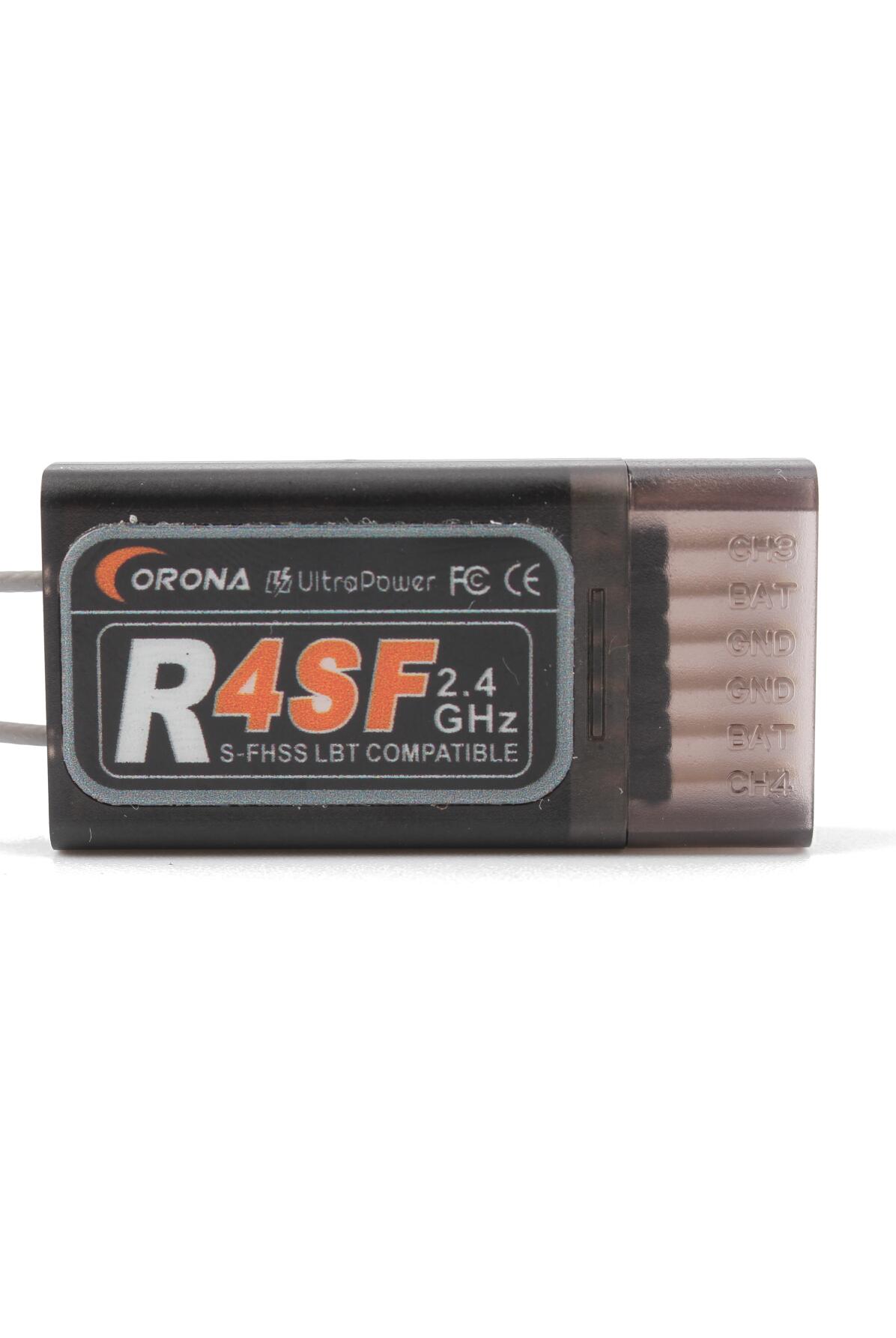 UltraPower Corona R4SF 4CH 受信機 【 S.BUS 2.4G S-FHSS フタバ 互換 】 (R4SF(4CH))