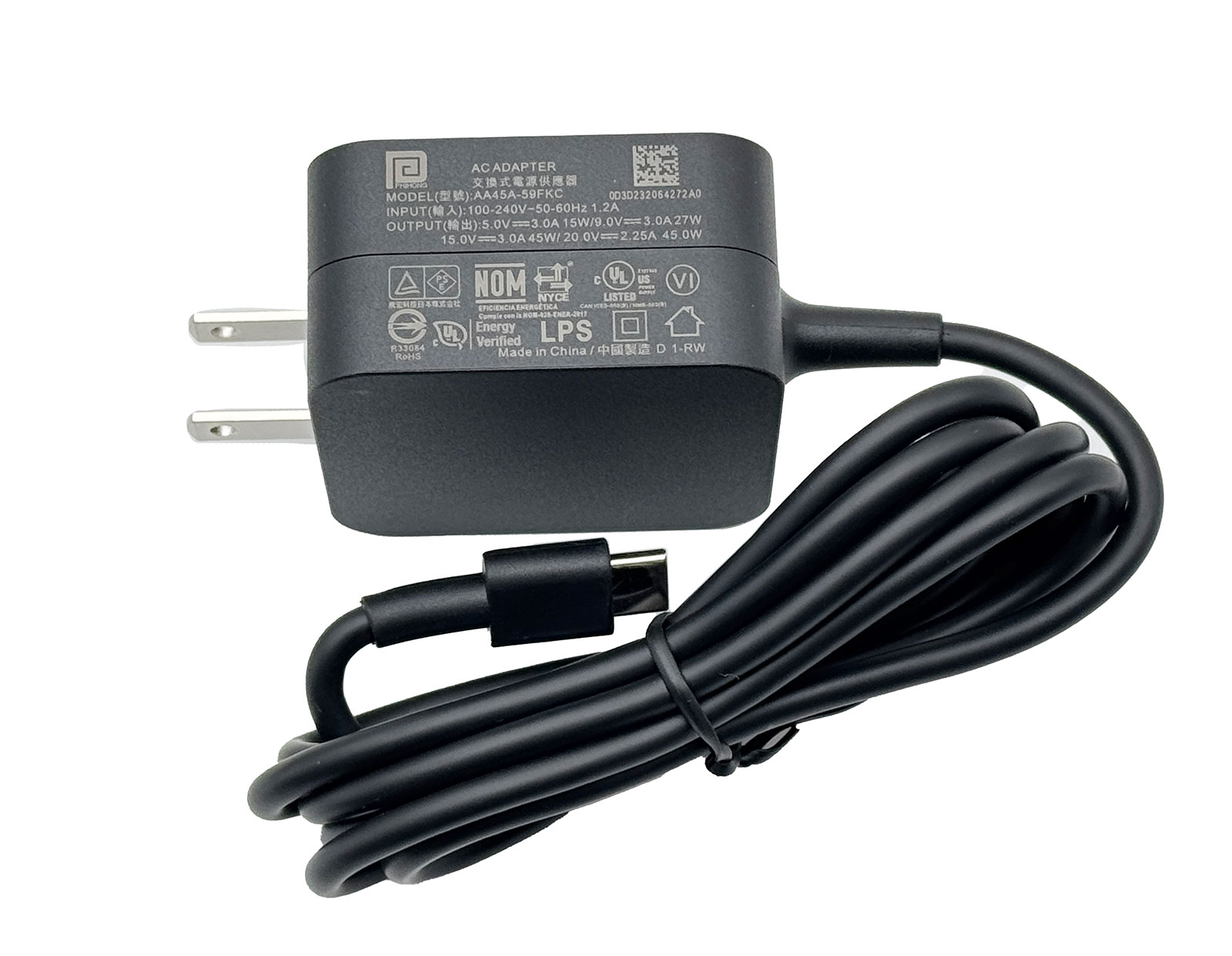 純正 Steam Deck OLED PHIHONG 45W ACアダプター Valve スチームデック OLED 付属品 Steam Deck OLED 1..