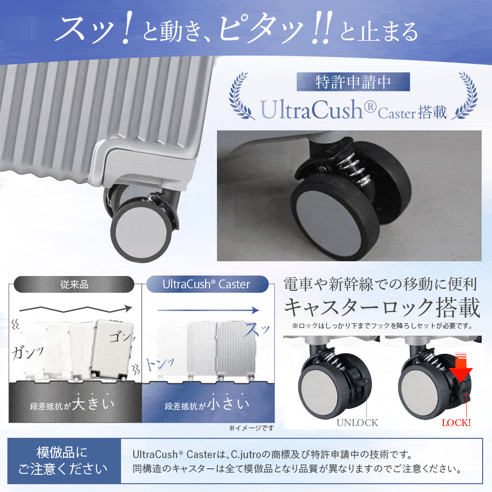 ★【新技術ダブル搭載】★正規品 スーツケース キャリーケース キャリーバッグ 機内持ち込み 1泊2日 2泊3日 3泊4日 【アルミ質感を表現する独自素材採用】 軽量 旅行 出張 海外旅行 Sサイズ Mサイズ Lサイズ 【30日返品返金】