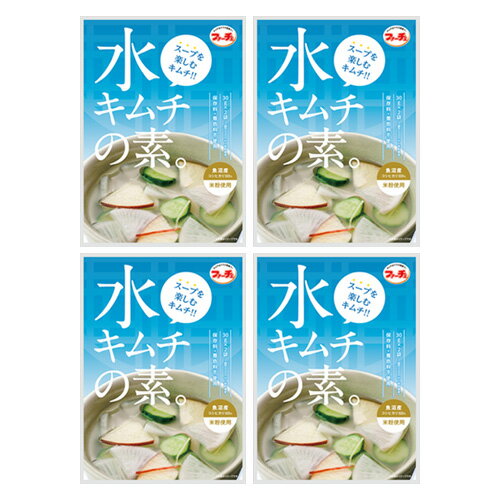 4袋【ファーチェ】水キムチの素 30g x 2個入 お好きな具材と水を入れて混ぜるだけ キムチ漬けが約60分で出来上がる