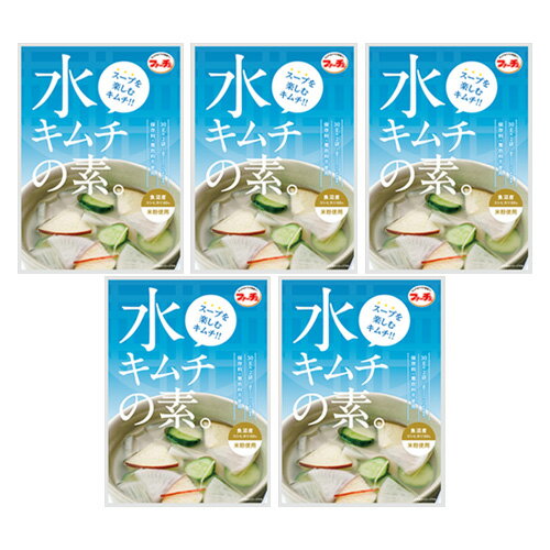 楽天EureCAR5袋【ファーチェ】水キムチの素 「30g x 2個入」お好きな具材と水を入れて混ぜるだけ！キムチ漬けが約60分で出来上がる