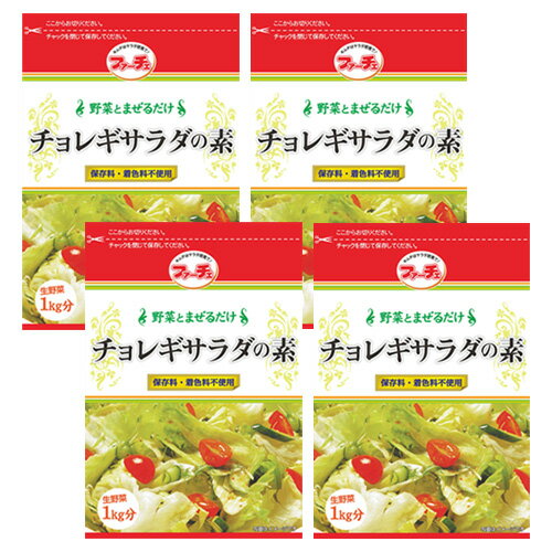 4袋【ファーチェ】チョレギサラダの素 「80g」 野菜とまぜるだけ！韓国焼肉屋さんのチョレギサラダが簡..