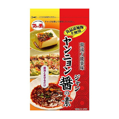 1袋【ファーチェ】ヤンニョム醤の素 「50g」醤油とまぜるだけの万能薬味 韓流万能薬味 韓国風ピリ辛醤油だれ