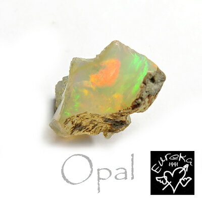 オパール エチオピアオパール 原石 5.09ct 天然石 10月 誕生石、送料無料