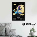 『1DEA アイデア トラベルマップ ブラックヨーロッパ』【地図 マップ ヨーロッパ スクラッチ カラフル 旅行 コンパクト ゴールド インテリア リビング 雑...