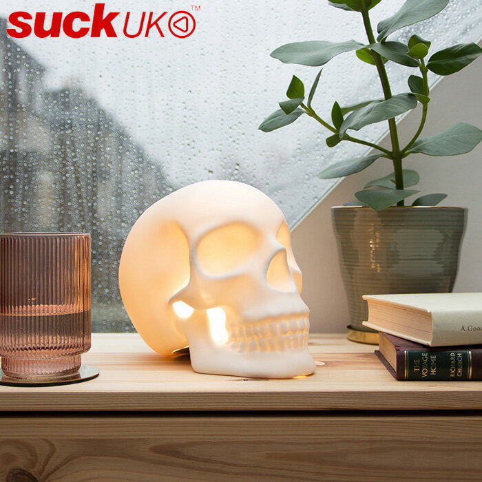 『スカル ライト Skull Light』【サックユーケー suck UK スカル 頭蓋骨 ライト LED ロック インテリア おもしろ 雑貨】