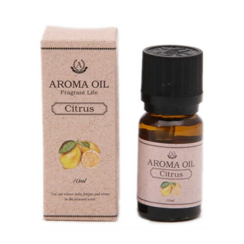 『アロマオイル シトラス 10ml 不二貿易』【アロマ aroma 癒し 雑貨 オイル】