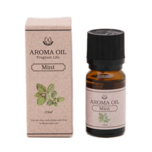『アロマオイル ミント 10ml 不二貿易』【アロマ aroma 癒し 雑貨 オイル】
