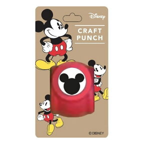 『ディズニー パンチ　ミッキーS』＜クラフトパンチ＞【Disney ミッキー 文房具 型抜き デコレーション アルバム作り】【クーポン対象商品】