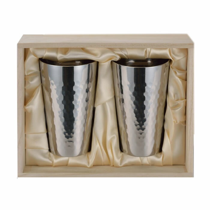 【送料無料】『チタン タンブラー ミラー仕上げ 2個セット TW-2』【カップ コップ 二重構造 チタンタンブラー 金属アレルギー 食器 雑貨 ペアセット ギフト 贈り物】