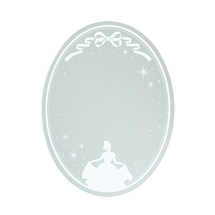 『ココニモミラー フェアリーテイル 03シンデレラ 丸形』【ミラー 壁面 シンデレラ 軽量 粘着 玄関 トイレ 浴室 インテリア 雑貨】【メール便対応】