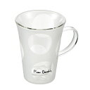 『ピエールカルダン 耐熱2重マグカップ 200ml』【マグカップ コップ 耐熱 2重構造 保温 保冷 電子レンジOK食器 水玉 ファッションデザイナー カルダン】(3)
