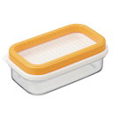 『カットできちゃう150gバターケース』【150g バターケース バター カット 約5gカット バター入れ 保存容器 保存ケース 密閉 薄型 曙産業】