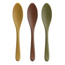 『なめらかカレースプーン3本セット』【カレースプーン スプーン カレー カトラリー 小ぶり 食べやすい 曙産業】【メール便対応】
