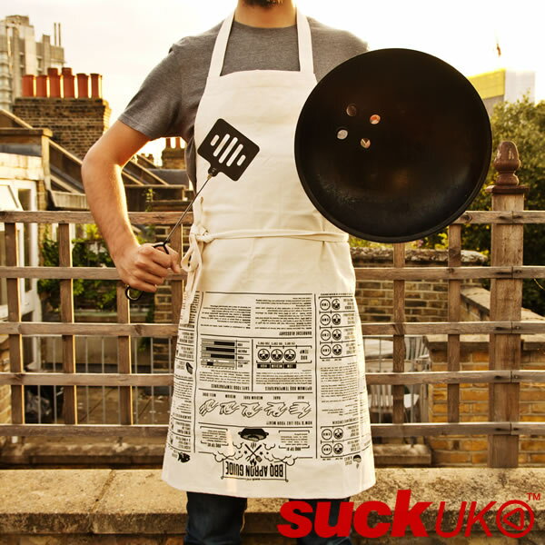 樂天商城 - 『BBQ エプロンガイド』【サックユーケー suck UK エプロン バーベキュー おもしろ雑貨】