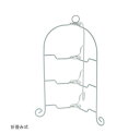 【送料無料】『ドルチェ フォールダブル ケーキスタンド3段 WH』【 TEA&COFFEE ケーキスタンド スタンド パーティー インテリア 雑貨 】