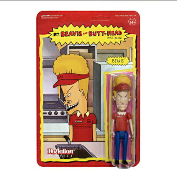 BEAVIS AND BUTT-HEADiro[XAhobgwbhjBeavis and Butthead ReAction Figure - Burger World Beavis SUPER7 / X[p[7 ANV tBMA gC zr[  AJG AJG MTV Aj  ItBV CZX BEG-01