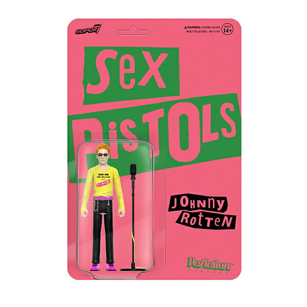 Sex Pistols Johnny RotteniWj[Ebgj ReAction Figures Wave 2 SUPER7 / X[p[7 ANV tBMA gC zr[  AJG AJG ZbNXsXgY pNbN UK